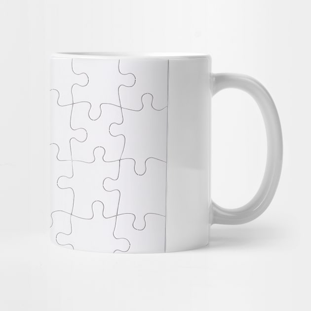 Jigsaw Puzzle Lines Design by THP Creative